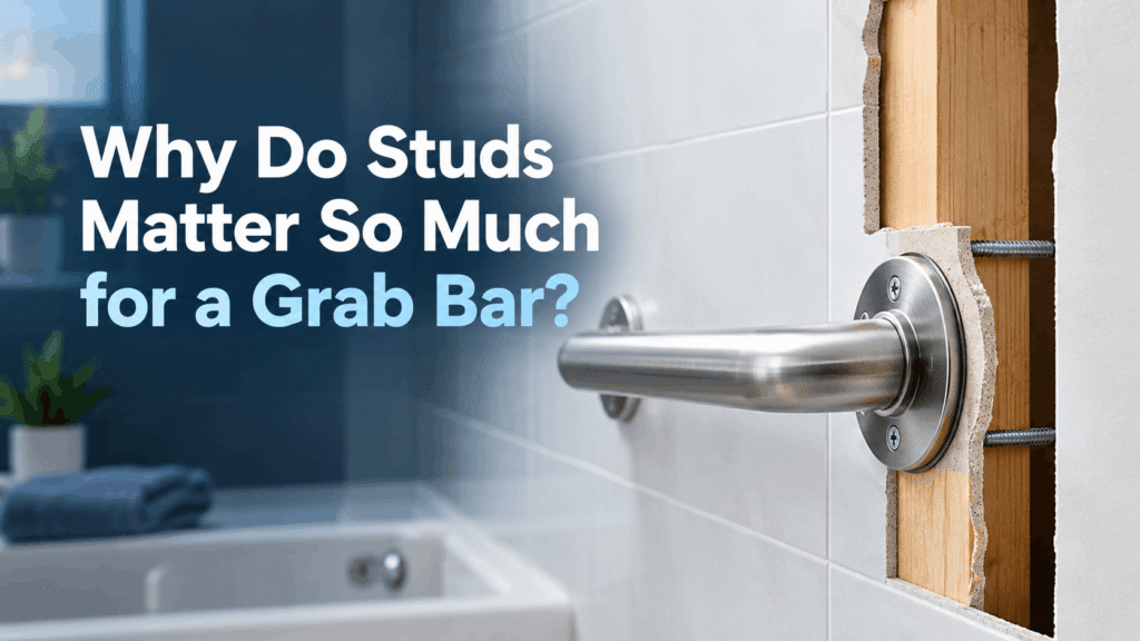 Why studs matter for a grab bar installation