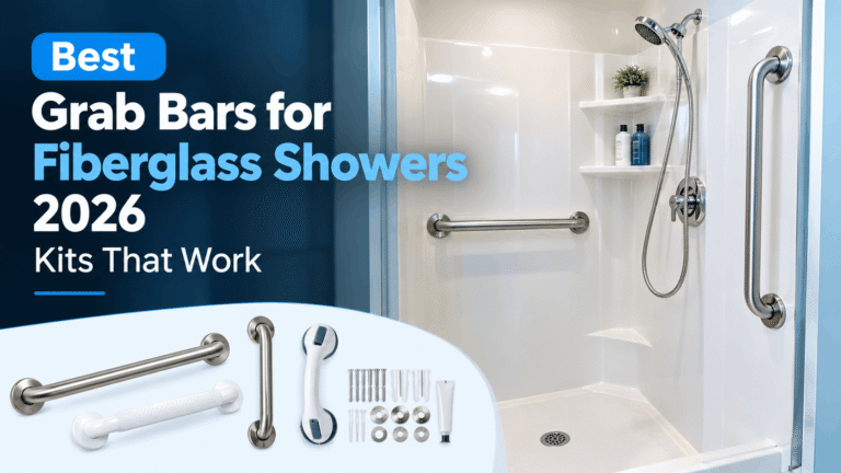 Best grab bars for fiberglass showers in 2026 with stainless steel grab bars and mounting kits Copy Alt Text