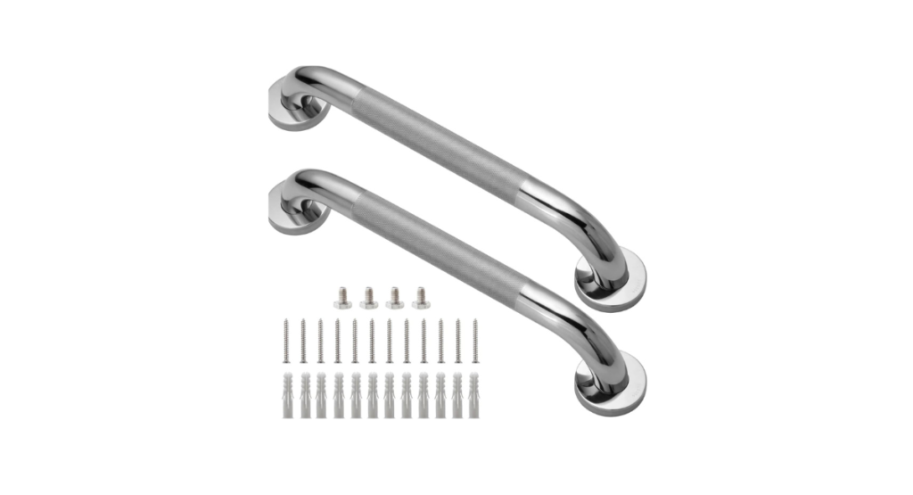 Rockgoya 16-inch anti-slip stainless steel shower grab bars, 2 pack